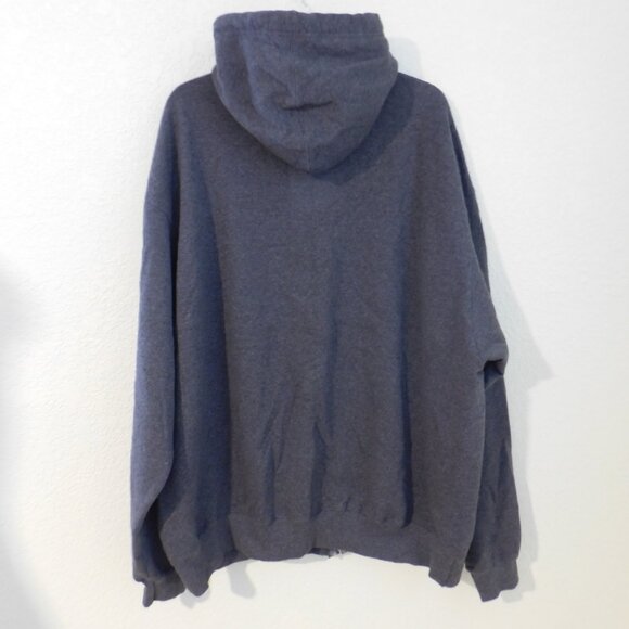 CHAMPION Mens Zip Hoodie Sweater 3XL Grey Cotton Pockets - Picture 4 of 7